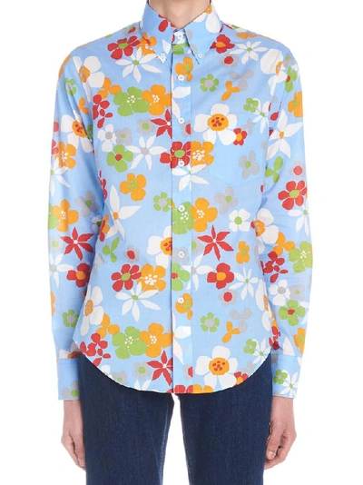 Shop Prada Bloom Floral Print Shirt In Multi