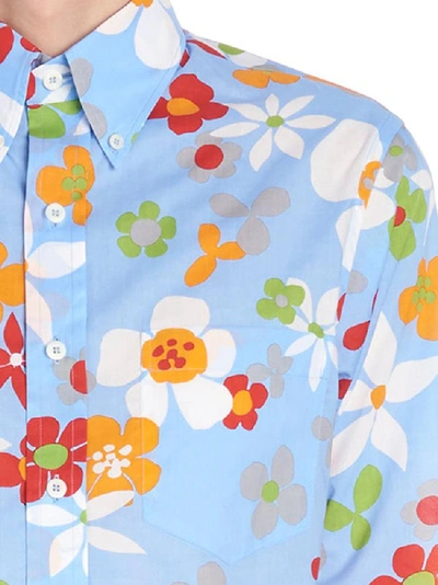 Shop Prada Bloom Floral Print Shirt In Multi