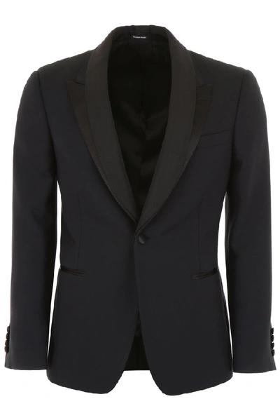 Shop Alexander Mcqueen Tuxedo Jacket In Black