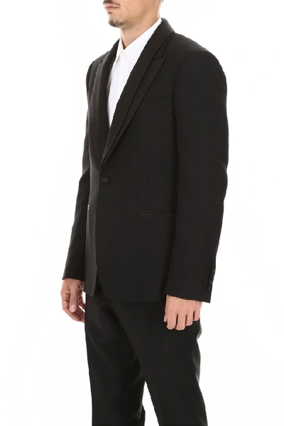 Shop Alexander Mcqueen Tuxedo Jacket In Black