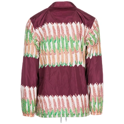 Shop Valentino Contrasting Panelled Jacket In Multi