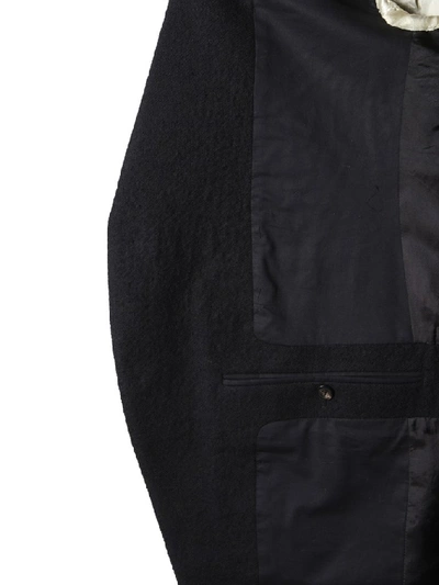 Shop Rick Owens Patch Detail Structured Blazer In Black