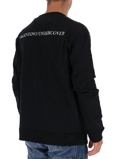Shop Valentino X Undercover Graphic Print Sweatshirt In Black