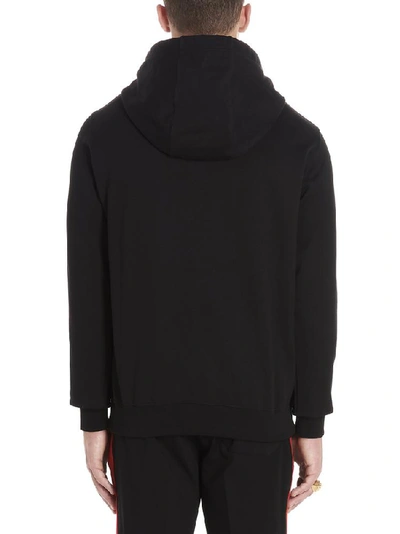 Shop Versace Medusa Logo Hoodie In Black