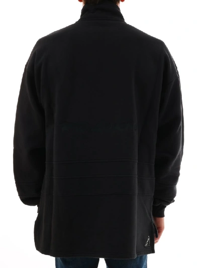 Shop Balenciaga Bb Address Ski Sweater In Black