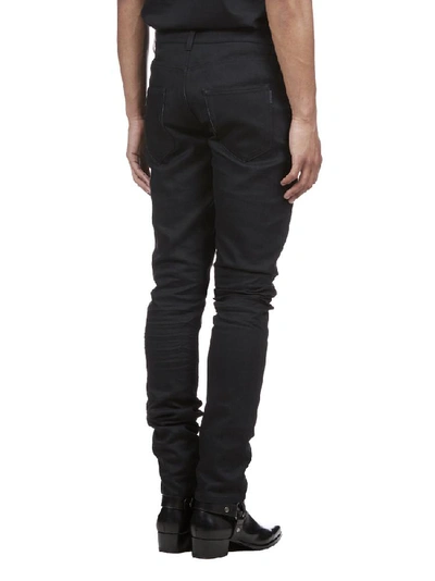 Shop Saint Laurent Skinny Jeans In Black