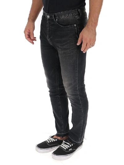 Shop Saint Laurent Skinny Jeans In Black