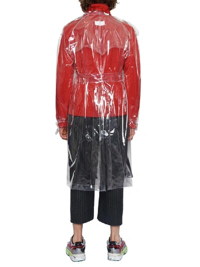 Shop Maison Margiela Transparent Trench Coat