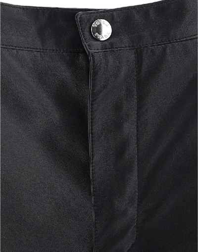 Shop Prada Hybrid Elasticated Cuff Trousers In Black