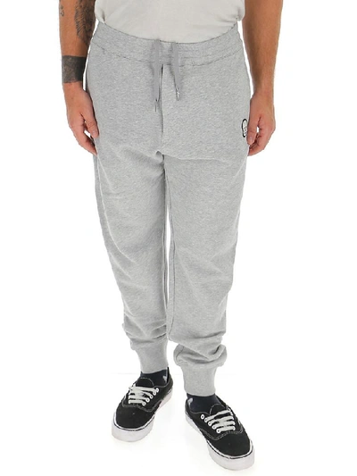 Shop Alexander Mcqueen Skull Patch Sweatpants In Grey