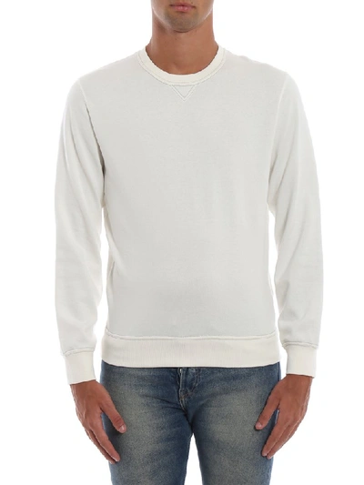 Shop Brunello Cucinelli Crew Neck Sweater In White