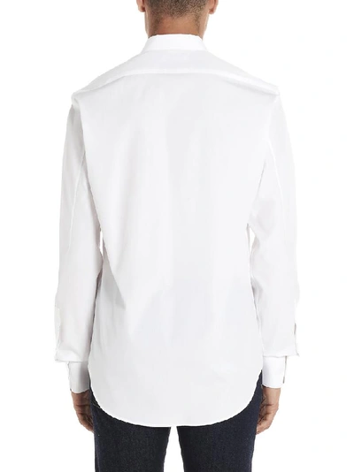 Shop Alexander Mcqueen Classic Fern Embroidered Shirt In White
