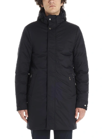 Shop Moorer Vermont Parka In Navy