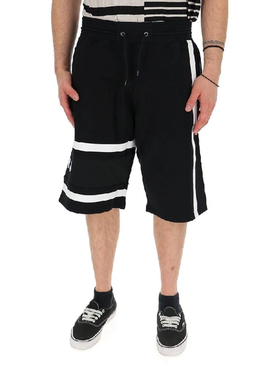 Shop Givenchy Logo Track Shorts In Black