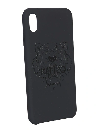 Shop Kenzo Tiger Logo Iphone Xs Max Case In Black