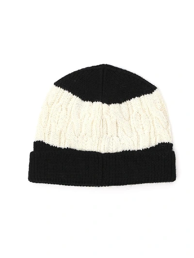 Shop Saint Laurent Knitted Beanie In Multi