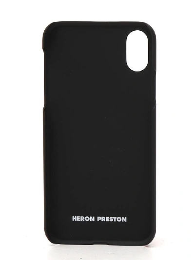 Shop Heron Preston Nasa Logo Print Iphone Xs Case In Silver