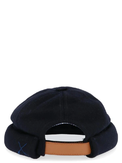 Shop Junya Watanabe Breton Hat In Navy
