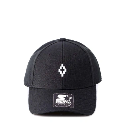 Shop Marcelo Burlon County Of Milan Logo Embroidered Baseball Cap In Black