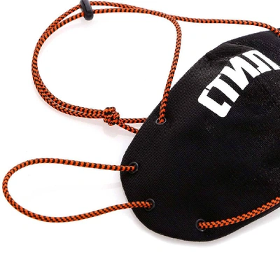 Shop Heron Preston Pollution Mask In Black