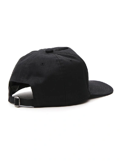 Shop Valentino X Undercover Ufo V Logo Print Baseball Cap In Black