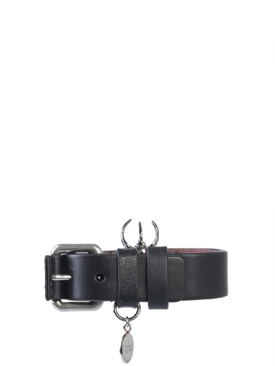 Shop Alexander Mcqueen Beetle Bracelet In Black