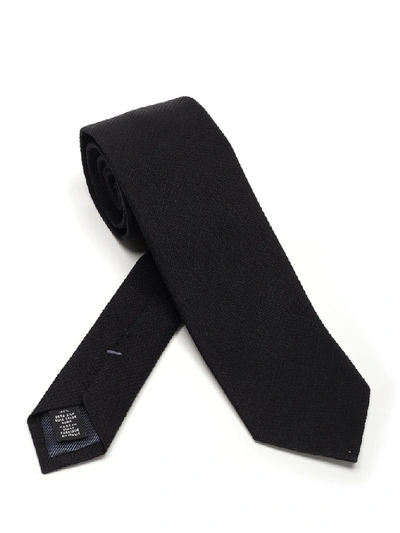 Shop Ermenegildo Zegna Pala 6 Tie In Black
