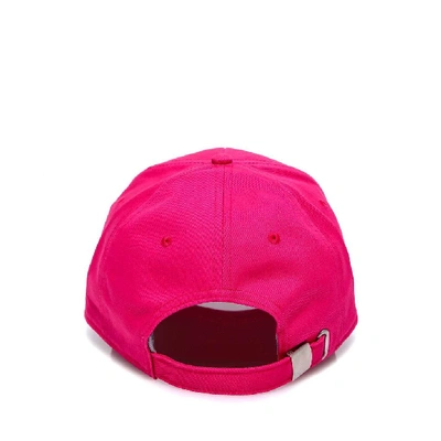 Shop Fila Logo Embroidered Baseball Cap In Pink