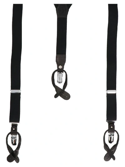 Shop Yohji Yamamoto Adjustable Braces In Black