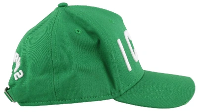 Shop Dsquared2 Icon Baseball Cap In Green