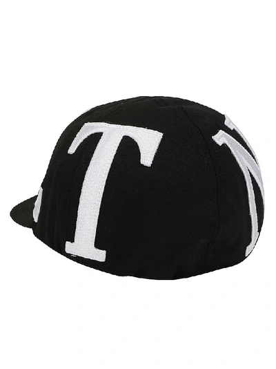 Shop Valentino Vltn Logo Baseball Cap In Black