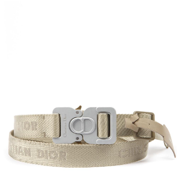 christian dior buckle belt
