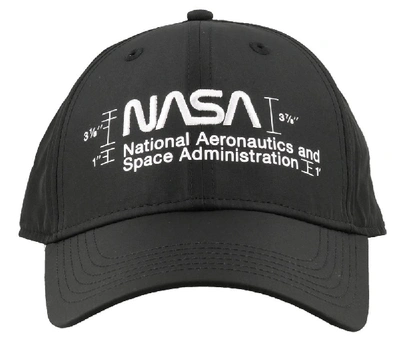 Shop Heron Preston Embroidered Nasa Cap In Black