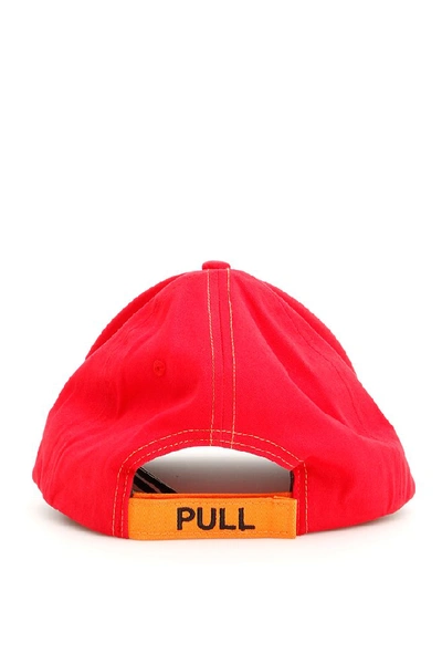 Shop Heron Preston Nasa Baseball Cap In Red