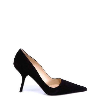 Shop Prada Pointed Toe Pumps In Black