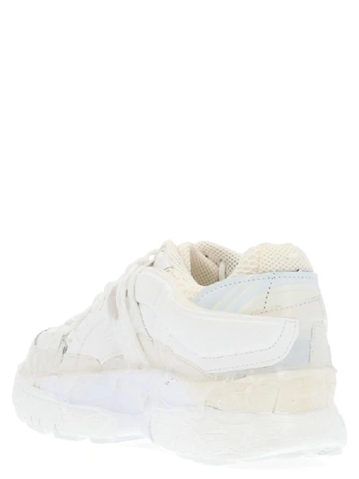 Shop Maison Margiela Fusion Low Top Sneakers In White