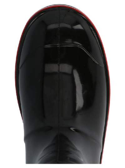 Shop Thom Browne Wellington Boots In Black