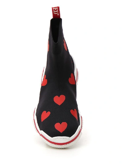 Shop Red Valentino Glam Run Sock Sneakers In Multi