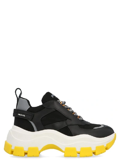 Shop Prada Pegasus Chunky Block Sneakers In Multi