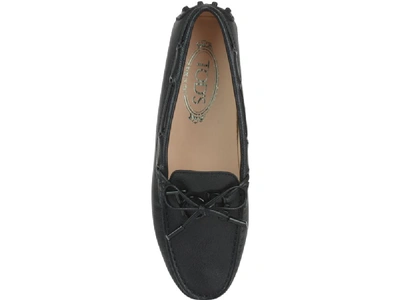 Shop Tod's Classic Gommino Loafers In Black