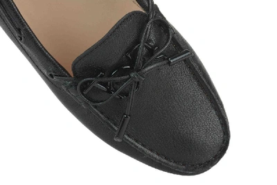 Shop Tod's Classic Gommino Loafers In Black