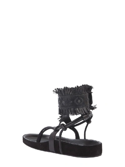 Shop Isabel Marant Eliby Sandals In Black