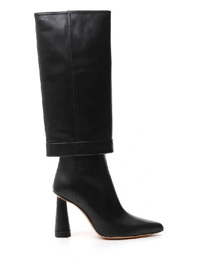 Shop Jacquemus Pants Detail Boots In Black