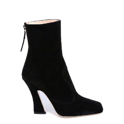 Shop Fendi Ffreedom Zipped Ankle Boots In Black