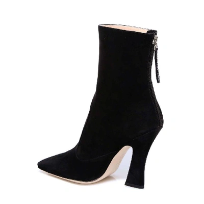 Shop Fendi Ffreedom Zipped Ankle Boots In Black