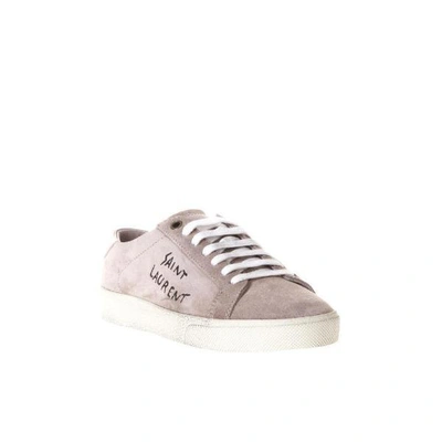 Shop Saint Laurent Court Classic Suede Sneakers In Pink