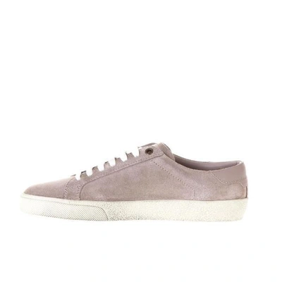 Shop Saint Laurent Court Classic Suede Sneakers In Pink