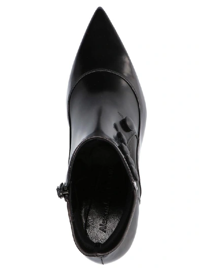 Shop Alexander Mcqueen Victorian Ankle Boots In Black