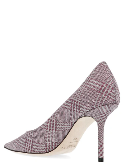 Shop Jimmy Choo Love 85 Checked Pumps In Multi