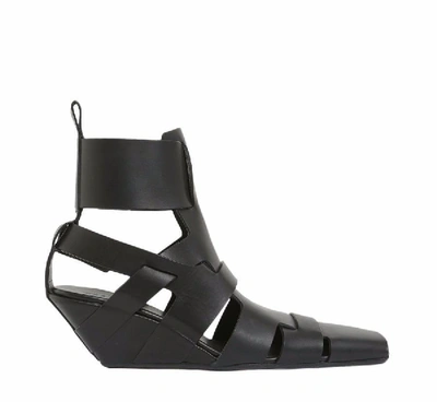 Shop Rick Owens Lazarus Sandals In Black